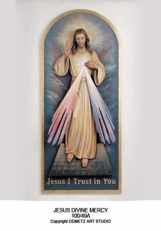 Jesus Divine Mercy Plaque