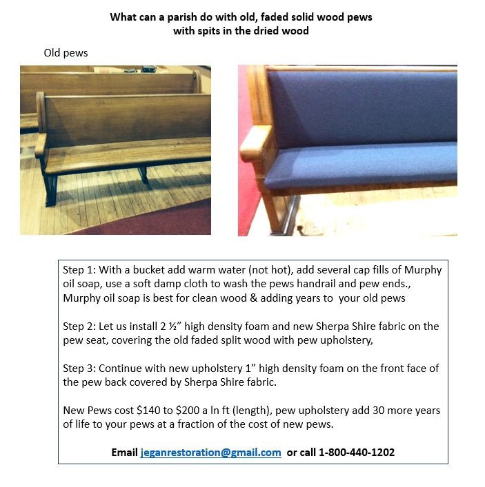 Egan Church Furnishing and Restoration - New Kneeler Pads