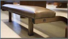 Egan Church Furnishing & Restoration - Old Kneeler Pads Replacement Egan Church Furnishing & Restoration - Upholstered Pew Pads Replacement