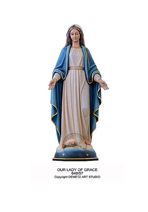Our Lady of Grace - 640/57 Wood Carved