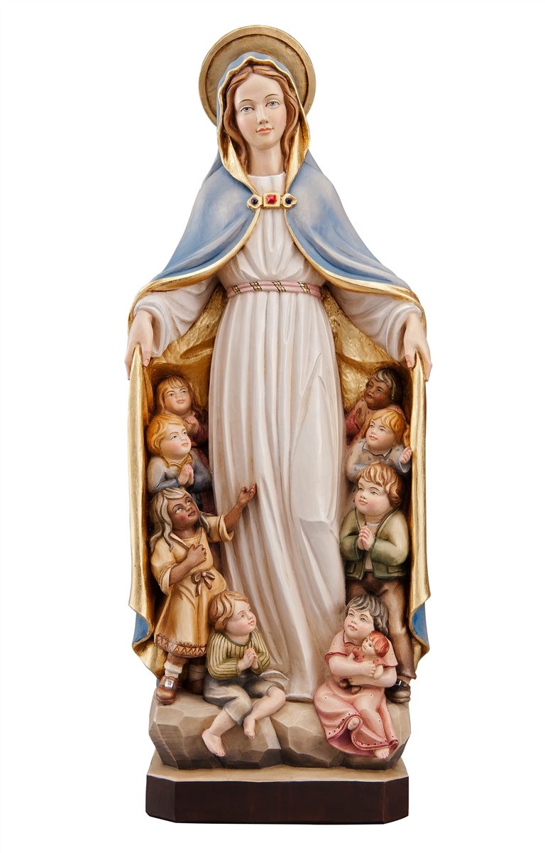 Blessed Mother with children of the world