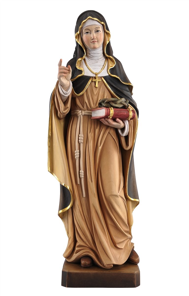 St. Theresa from Avila with crown of thorns