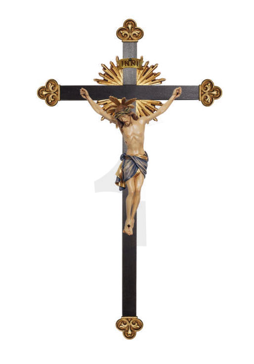 Corpus Siena with halo-cross baroque with shine