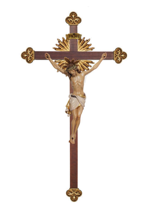 Corpus Siena with halo-cross baroque with shine